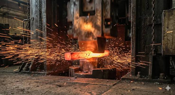 Bearing steel forging and shaping